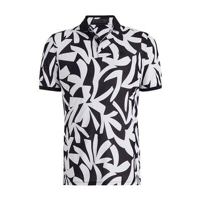 G/FORE Men’s Contrast Palm Tech Piqué Modern Spread Collar Polo