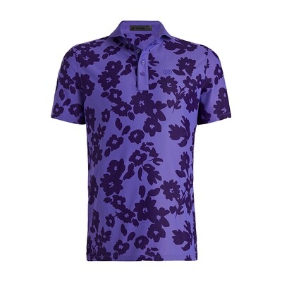 G/FORE Men’s Tonal Floral Tech Piqué Polo