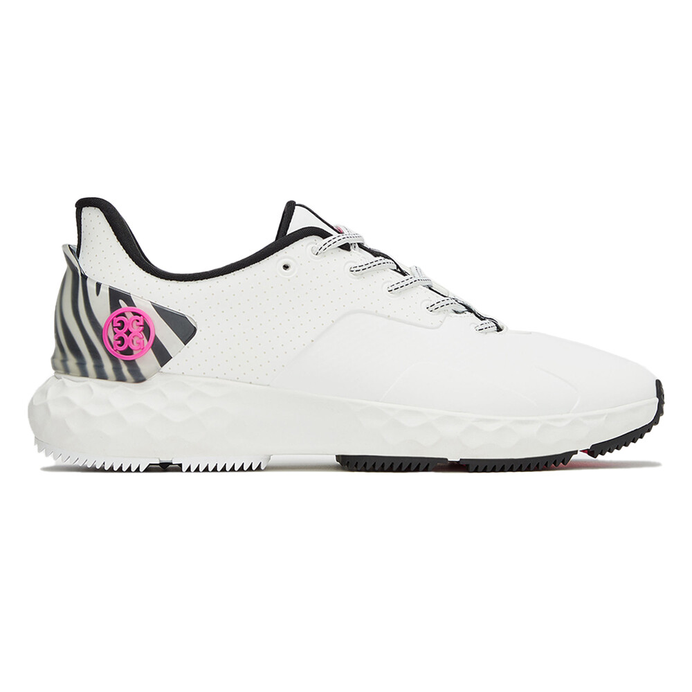 G/FORE Women&#39;s MG4+ Perforated T.P.U Zebra Accent Golf Shoes, SIZE: 6
