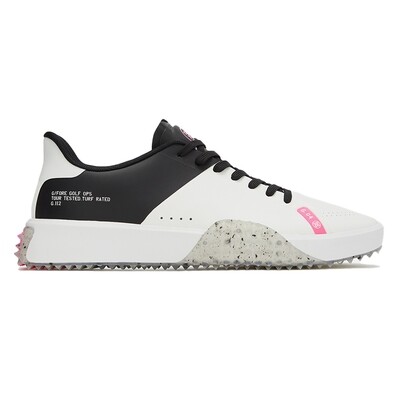 G/FORE Men&#39;s G.112 P.U. Leather Strippled Golf Shoes