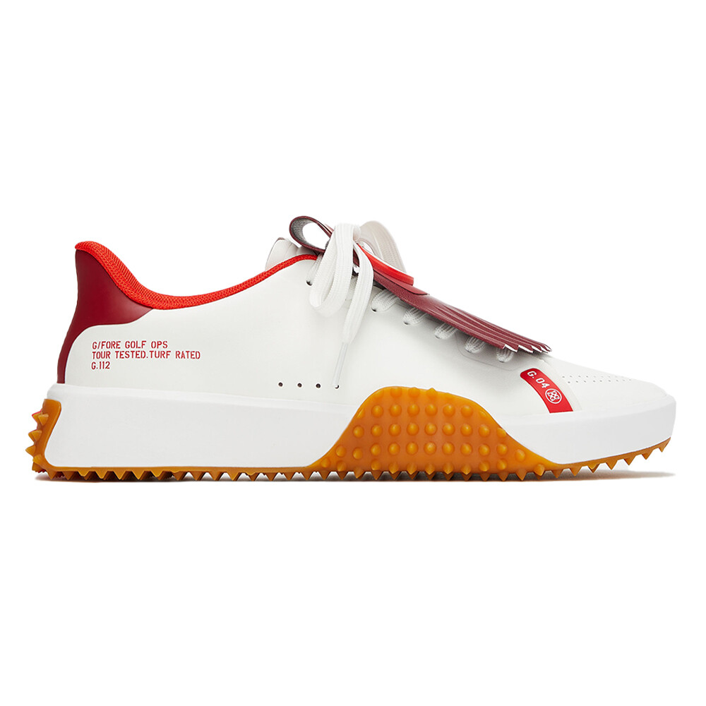 G/FORE Women&#39;s G.112 P.U. Leather Kiltie Golf Shoes, SIZE: 6