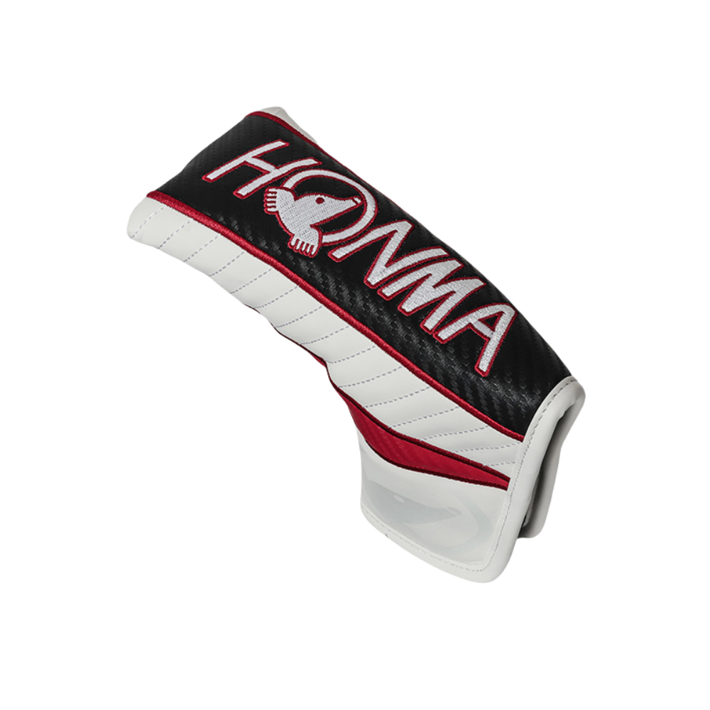 Honma Putter Cover Blade PC12401, COLOR: White/Black