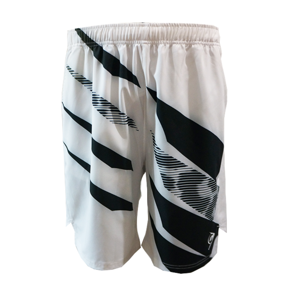 Dunlop Unisex Tennis Shorts, COLOR: White, SIZE: OX