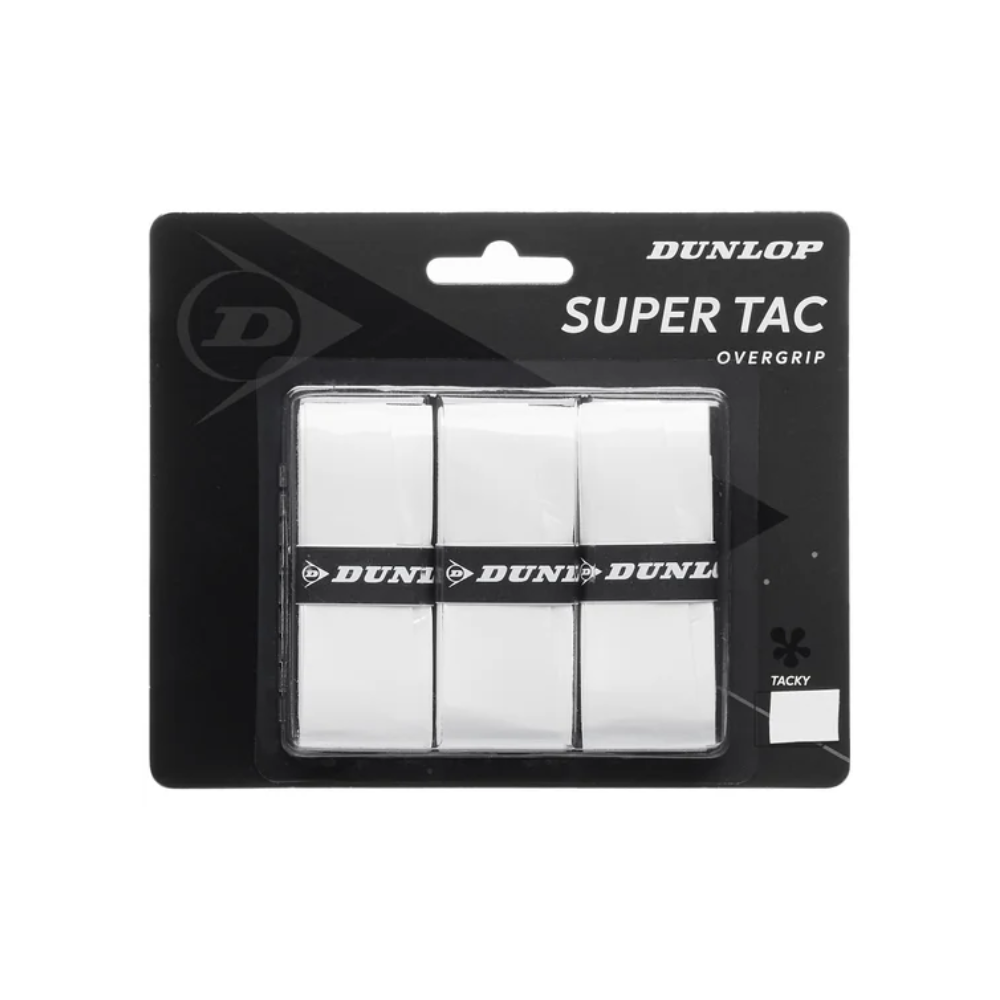Dunlop Super Tac Overgrip White 3P