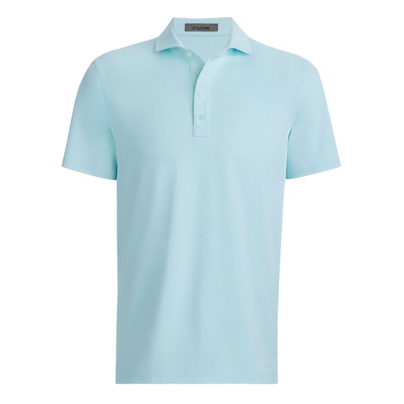 G/FORE Men's Rib Gusset Tech Piqué Modern Spread Collar Polo