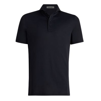 G/FORE Men&#39;s Rib Gusset Tech Piqué Modern Spread Collar Polo