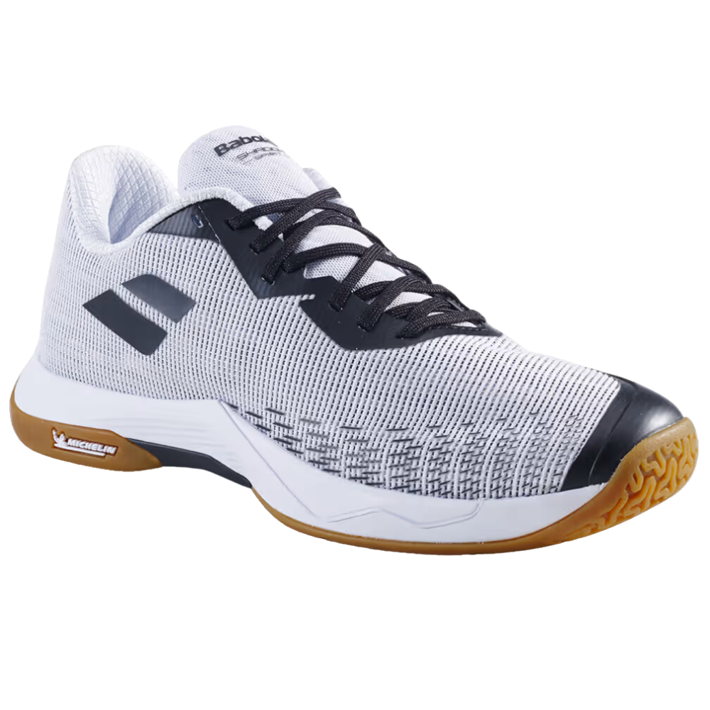 Babolat Badminton Men&#39;s Shadow Spirit 2, Size: 7.5, Color: Black/White