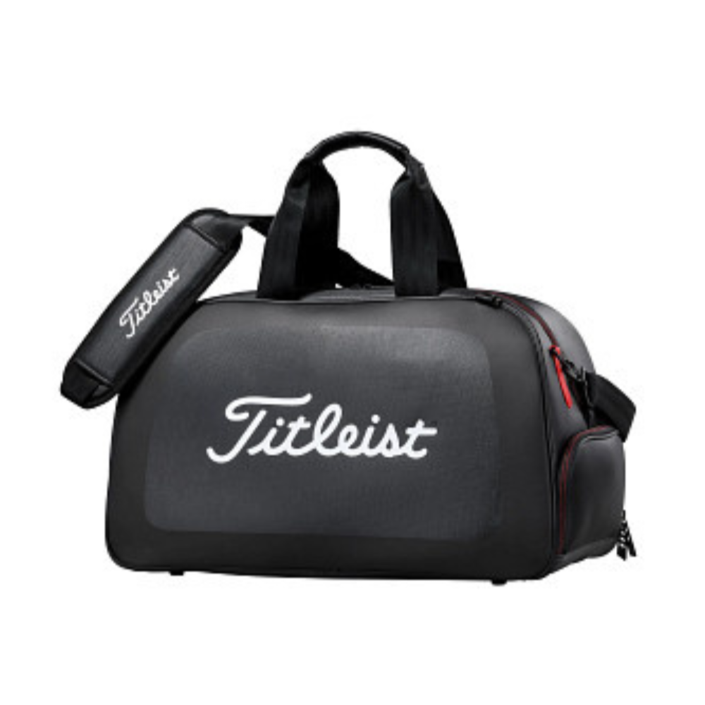 Titleist Aspirer Boston Bag, Color: Black/Red