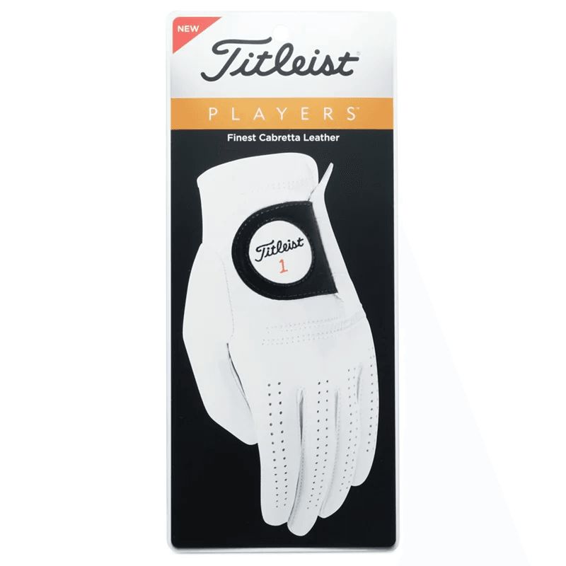 Titleist Players™ Gloves, Color: White, Size: 18