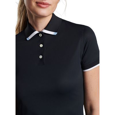 Peter Millar Women's Whitworth Sport Mesh Polo Black