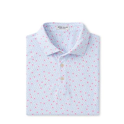Peter Millar Men's Starfish Performance Mesh Polo
