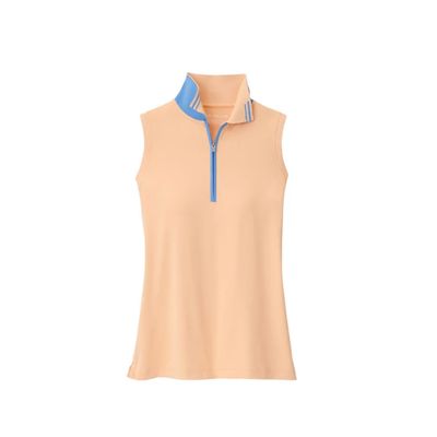 Peter Millar Women&#39;s Chrissie Zip-Sleeveless Performance Polo