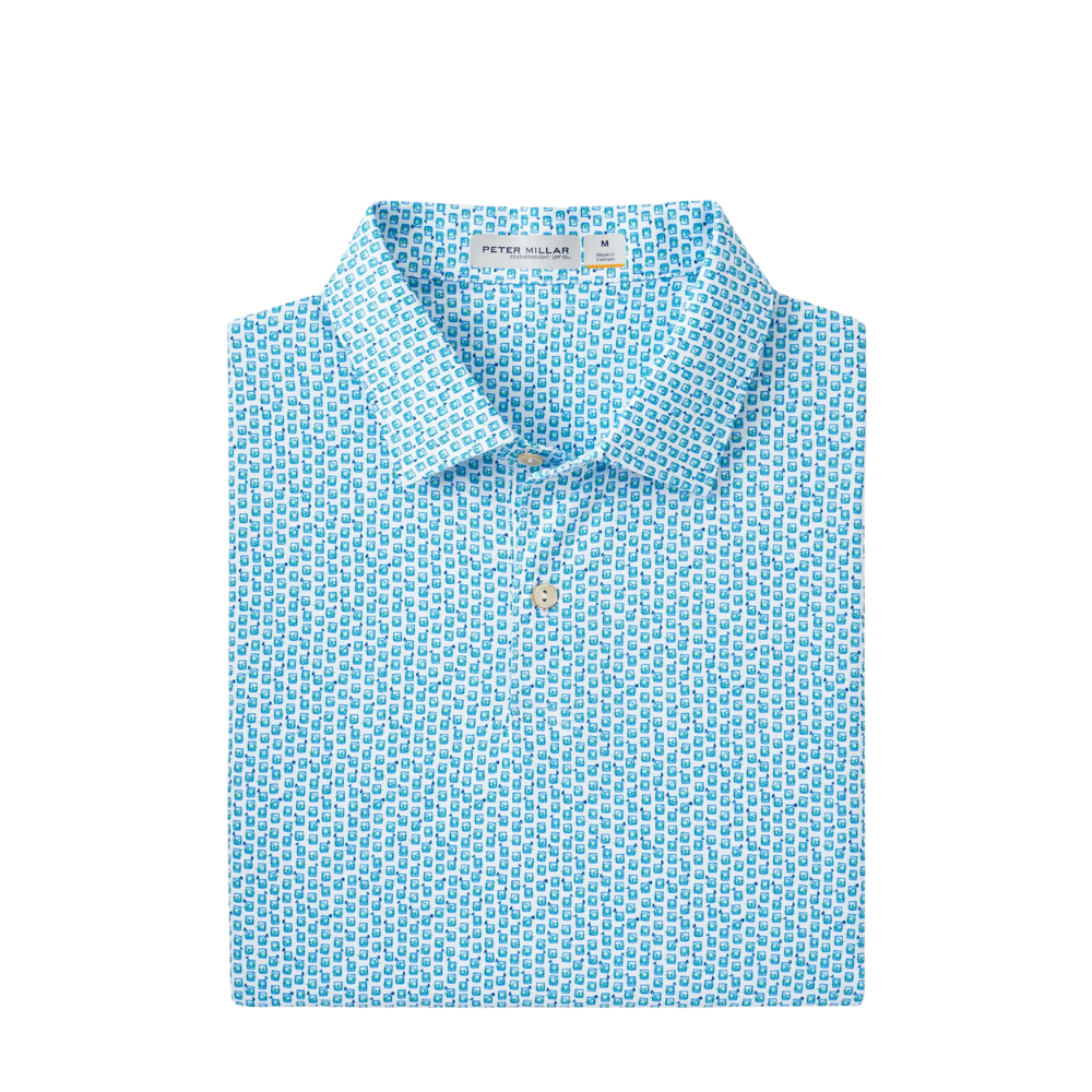 Peter Millar Men&#39;s Featherweight Golf On the Rocks Polo, Size: S