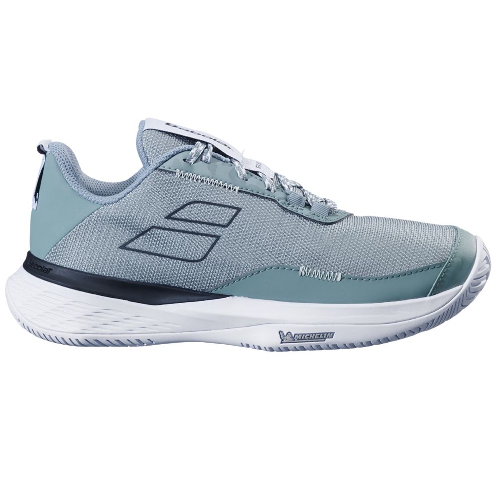 Babolat Tennis Women&#39;s Shoes SFX Evo All Court, Color: Trellis/White, Size: 6