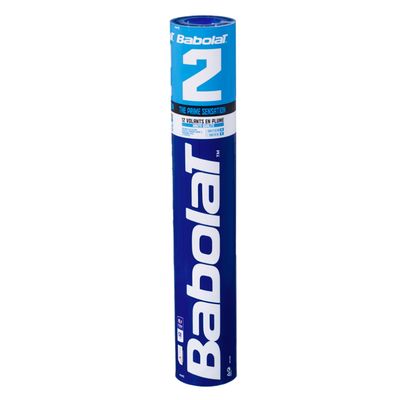 Babolat 2 Feather Shuttlecocks White 12pcs