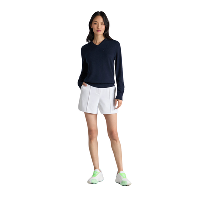 G/FORE Women&#39;s Shadow Stretch High Waisted Short (Chalk White)