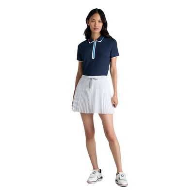 G/FORE Women&#39;s Tech Pique Quarter Zip Polo