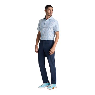 G/FORE Mens Geometric Tech Pique Polo