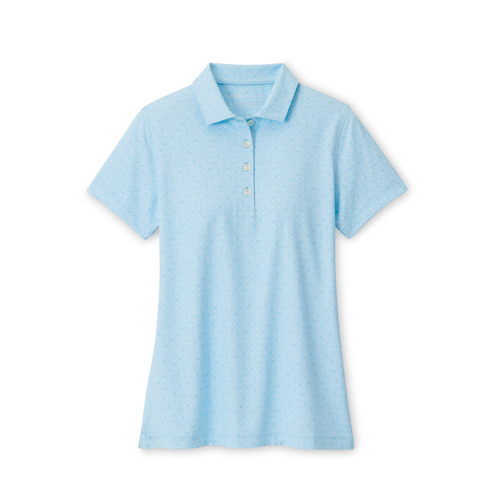 Peter Millar Women&#39;s Tee Box Short Sleeve Button Polo