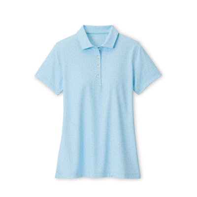 Peter Millar Women&#39;s Tee Box Short Sleeve Button Polo