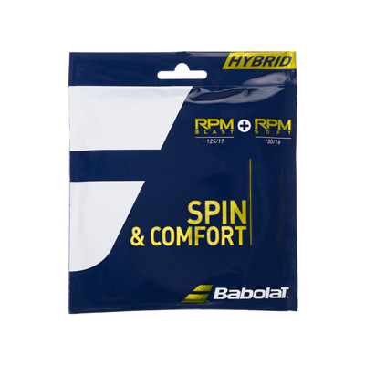 Babolat Tennis Hybrid RPM Blast 125/17 + RPM Soft 130/16