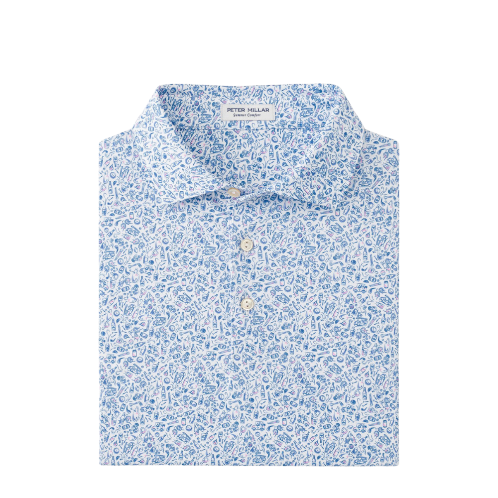 Peter Millar Men&#39;s Bar For The Course Performance Jersey Polo