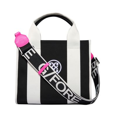 G/FORE Pray For Birdies Canvas Square Bag  (Onyx)