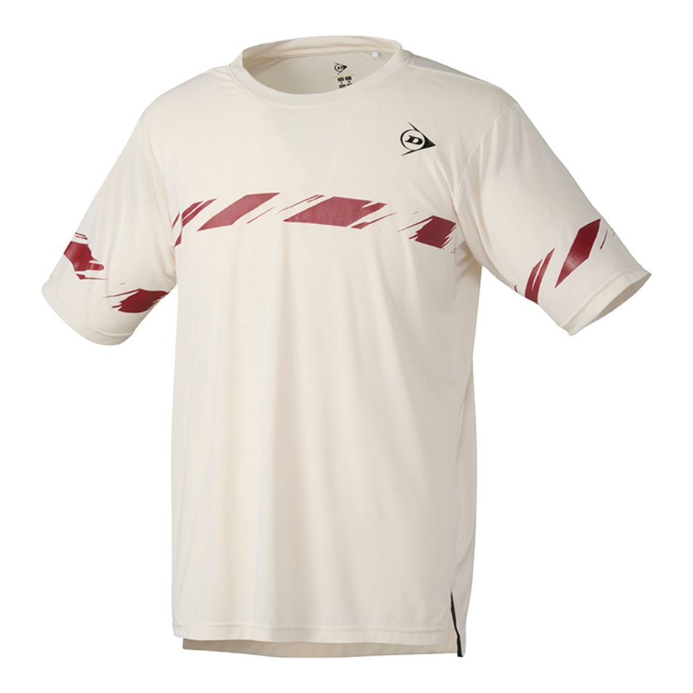 Dunlop Unisex  Game T-Shirt, COLOR: Ivory, SIZE: S