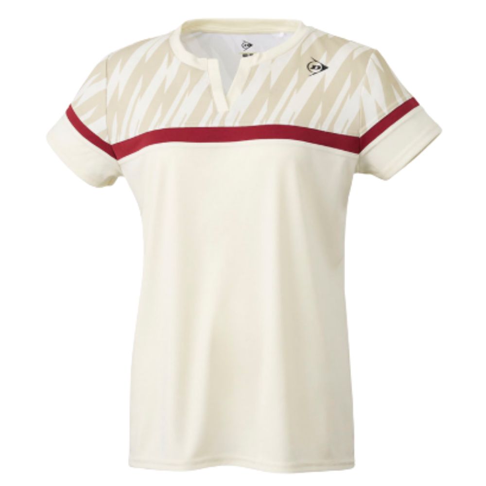 Dunlop Women&#39;s 25 Game T-Shirt, COLOR: Ivory, SIZE: S