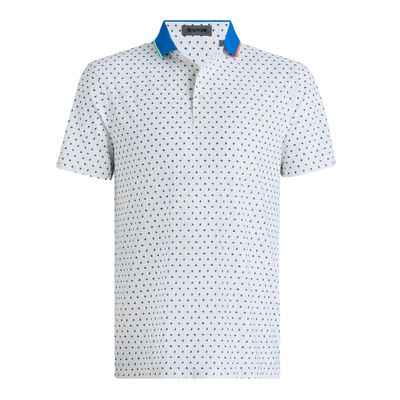 G/FORE Men's Ditsy Floral Tech Pique Polo