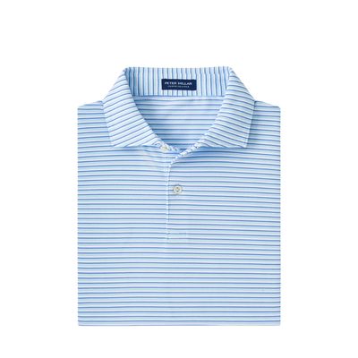 Peter Millar Men's Tempo Performance Mesh Polo Iceaq