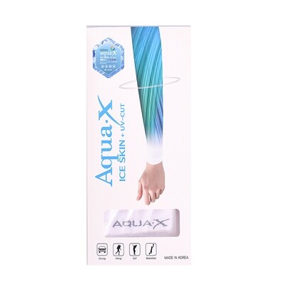 Aqua-X Cool Arm Sleeve White