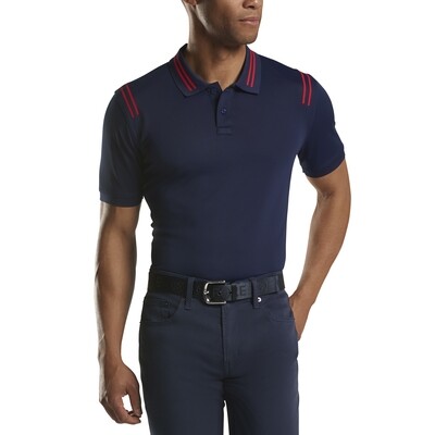 G/FORE Men's Epaulette Stripe Polo