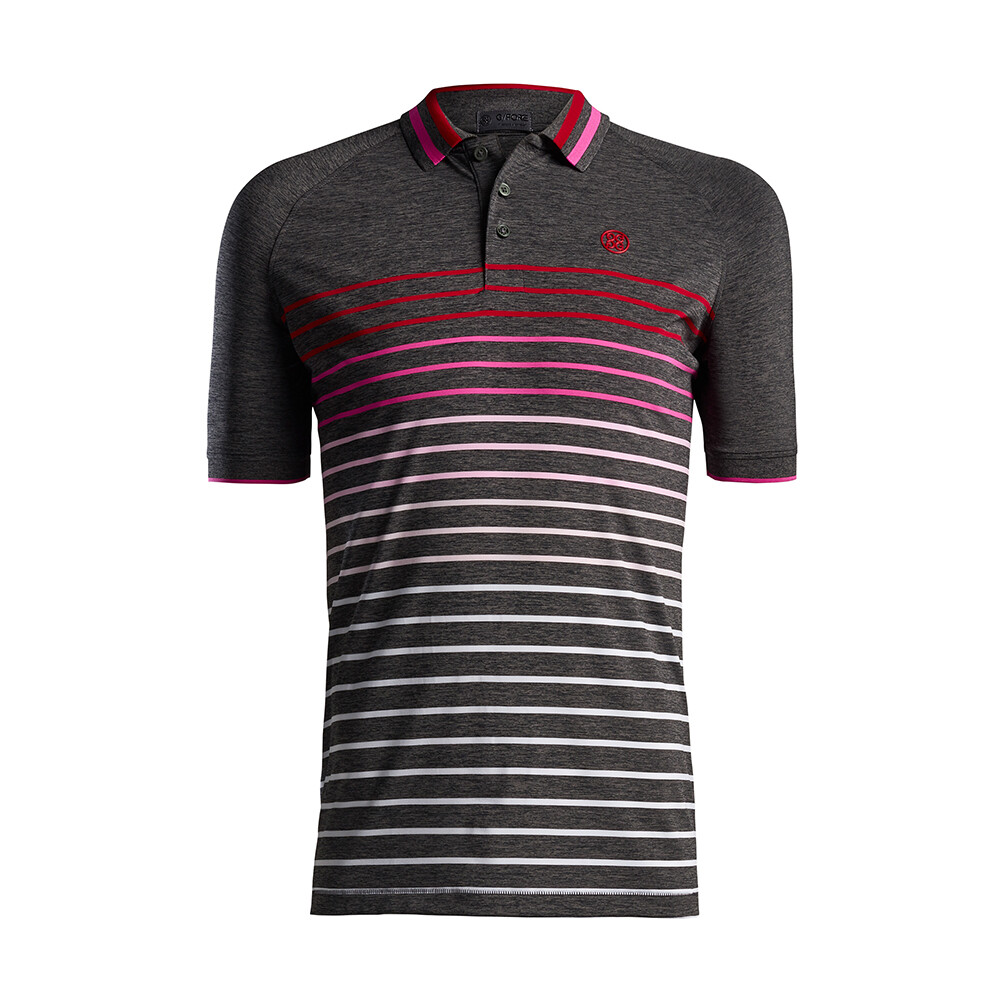 G/FORE Men's Variegated Raglan Stripe Polo
