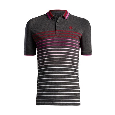 G/FORE Men's Variegated Raglan Stripe Polo