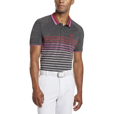 G/FORE Men's Variegated Raglan Stripe Polo