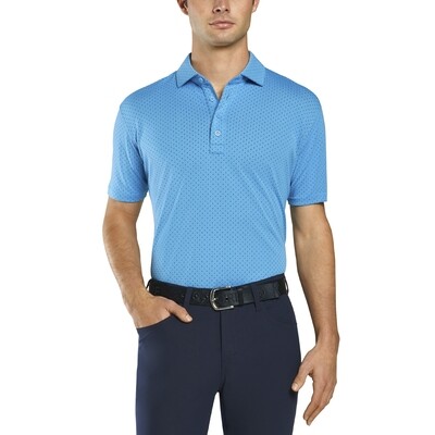 G/FORE Men's Jacquard Dot Polo