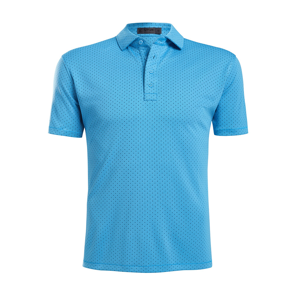 G/FORE Men's Jacquard Dot Polo