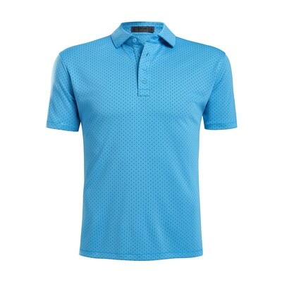 G/FORE Men's Jacquard Dot Polo