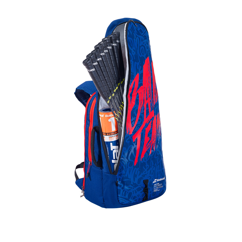 Babolat Tournament Bag (Badminton Backpack), COLORS: Blue/Red