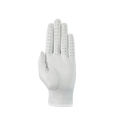G/FORE Women's Plus Glove (Snow/Day Glo Pink)