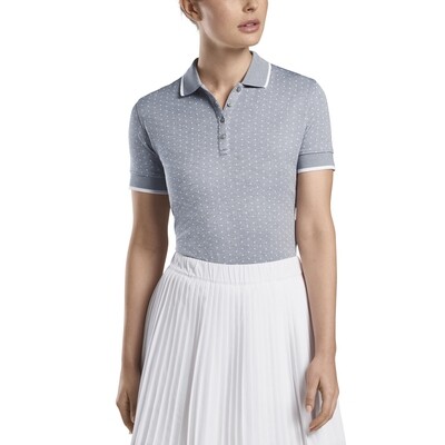G/FORE Women's Jacquard Polka Dot Polo