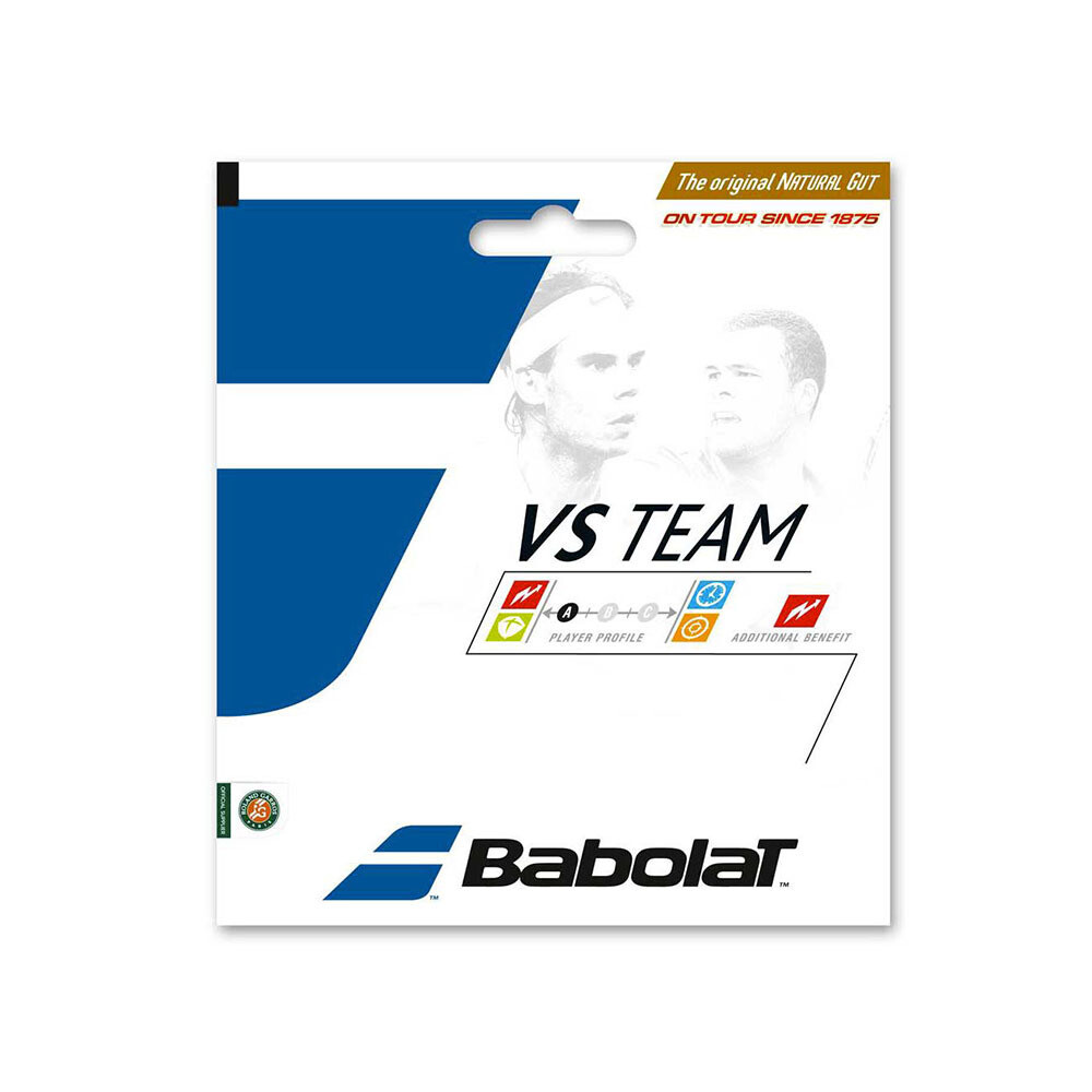 Babolat Tennis String VS Team BT7, COLOR: Natural, GAUGE: 125/17 Gauge