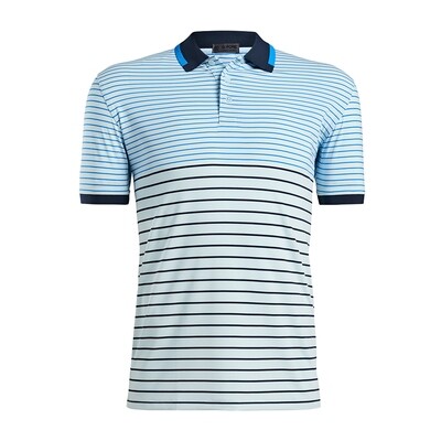 G/FORE Men's Two-Tone Stripe Polo