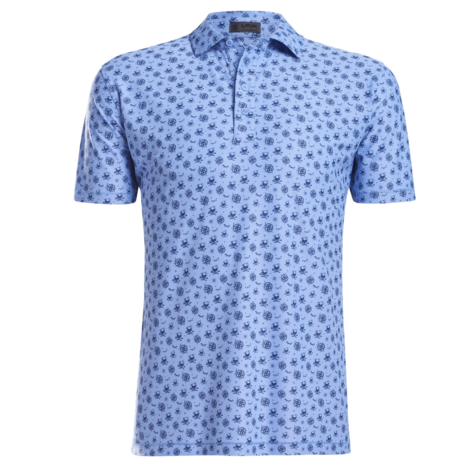 G/FORE Men's Printed Logo Pique