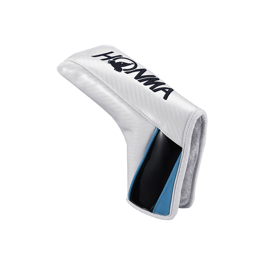 Honma Putter Cover Blade PC12201, COLOR: White/Blue