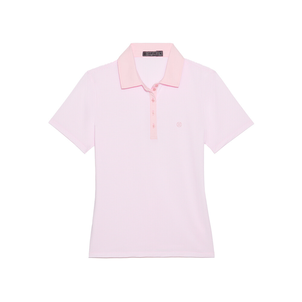 G/FORE Women's Y.D Tech Jersey Polo G/FORE Women's Y.D Tech Jersey Polo, COLOR: BLUSH, SIZES: XS
