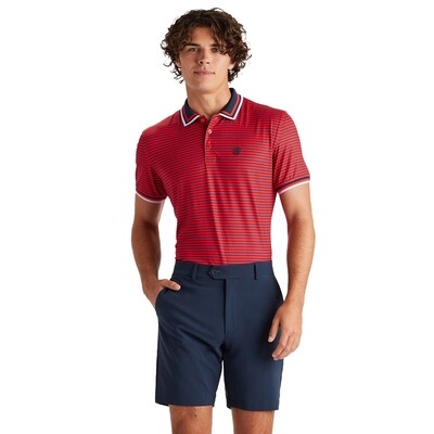 G/FORE Men's Stripe Tech Jersey Polo