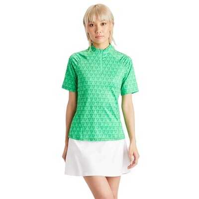 G/FORE Women's Printed Tech Jersey Quarter Zip