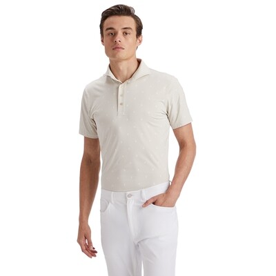 G/FORE Men's Skull &amp; T's Ice Nylon Slim Fit Polo